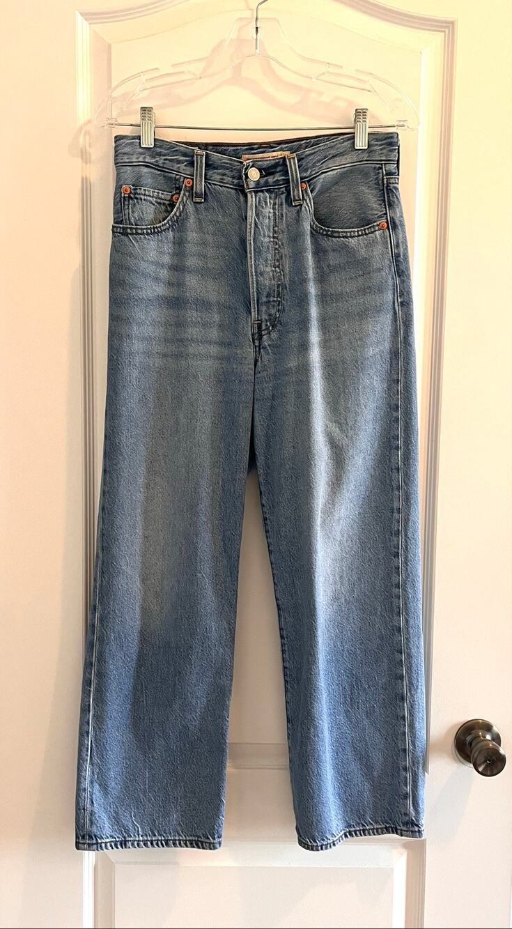 Levi’s Straight Ribcage Ankle Jean Relaxed SZ 27